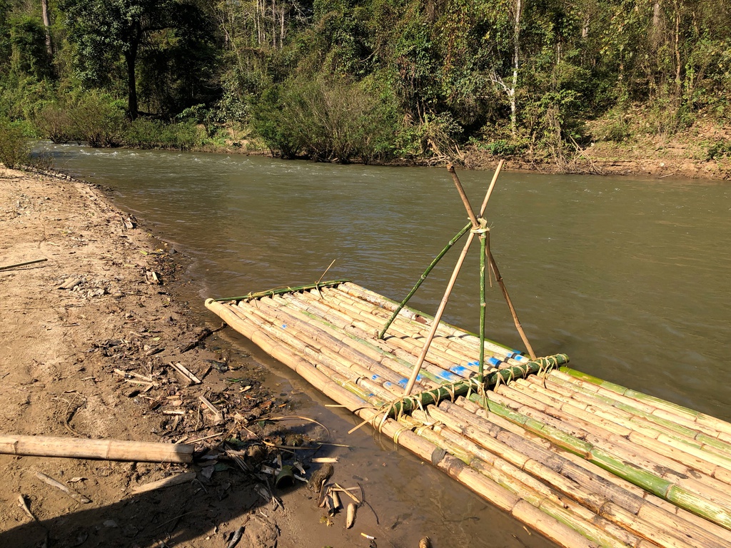 Bamboo rafting